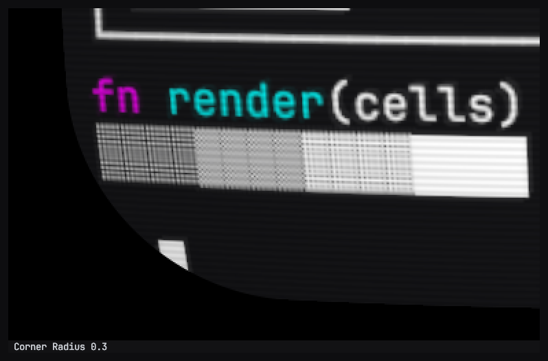 corner radius 2