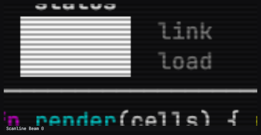 scanline beam 1