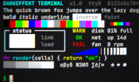 The same picture on the Color CRT screen type